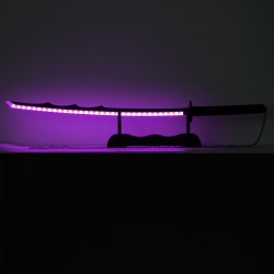 Katana Zanpakuto Zangetsu V3 LED RGB Couleur Modulable d'Ichigo Kurosaki dans Bleach