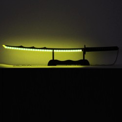 Katana Zanpakuto Zangetsu V3 LED RGB Couleur Modulable d'Ichigo Kurosaki dans Bleach