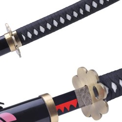 Pack Katana Roronoa Zoro One Piece Shusui + Supporto Katana