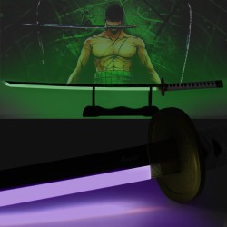 Katana Wado Bois LED RGB à Couleur Modulable de Roronoa Zoro One Piece