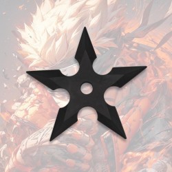 Shuriken 5 branches d'entraînement de Naruto Uzumaki
