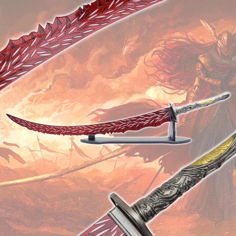 Great Katana Dragon Hunter aus Elden Ring mit Ständer