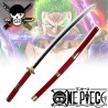 Einteiliges hölzernes Katana Sandai Kitetsu Roronoa Zoro