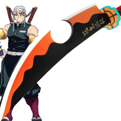 Doppia lama legno  - Tengen Uzui - Demon Slayer