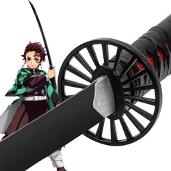 Katana Tanjiro Kamado - legno - Demon Slayer