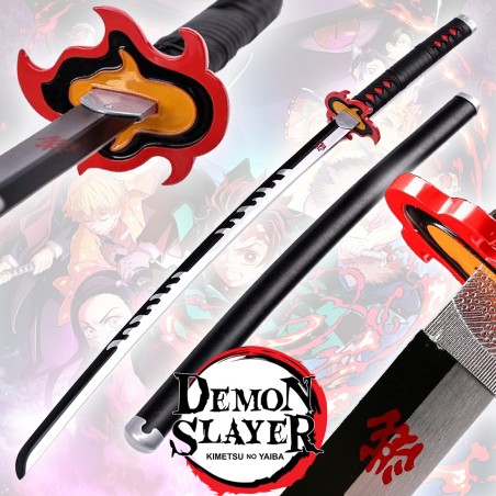 Katana Mingshao en Bois DEMON SLAYER de Tanjiro Kamado V2