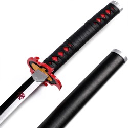 Mingshao hölzernes Katana DEMON SLAYER von Tanjiro Kamado V2