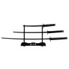 Set mit 3 Wakizashi Tanto Red Dragon Steel Katanas