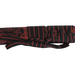 Set di 3 katane in acciaio Wakizashi Tanto Red Dragon