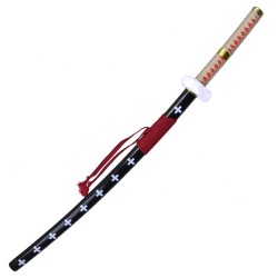 Katana d'acciaio Kikoku di Trafalgar Law One Piece