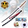 Katana d'acciaio Kikoku di Trafalgar Law One Piece