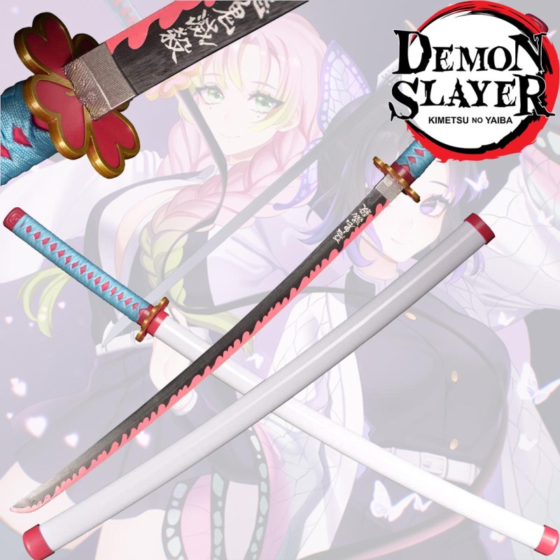 Katana in legno di Mitsuri Kanroji Demon Slayer