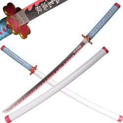 Katana in legno di Mitsuri Kanroji Demon Slayer