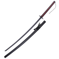 Katana in metallo BLEACH Ichigo Kurosaki Bankai Tensa Zangetsu V2