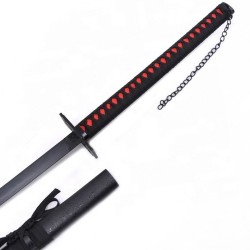 Katana en Métal BLEACH Ichigo Kurosaki Bankai Tensa Zangetsu V2