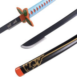 Katana in acciaio DEMON SLAYER Shinobu Kochou Colonna di insetti