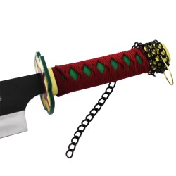 DÄMONENTÖTER TENGEN UZUI Stahl-Katana-Säbel – Säule des Klangs