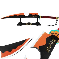 Katana a doppia lama in legno Tengen Uzui Demon Slayer