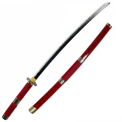 Packung mit 4 einteiligen Roronoa Zoro Katanas + Stützen