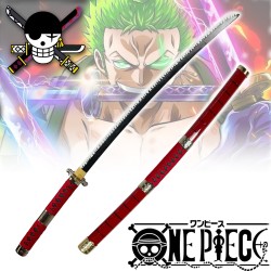 Confezione da 4 Katane Roronoa Zoro One Piece + Supporti