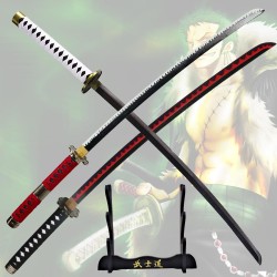 RZ2 Packung mit 3 einteiligen Roronoa Zoro Katanas + 3 Katana-Unterstützung