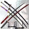 Full Pack de 5 Katanas Roronoa Zoro One Piece + Supports