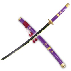 Komplettes Paket mit 5 Katanas Roronoa Zoro einteilig + Stützen