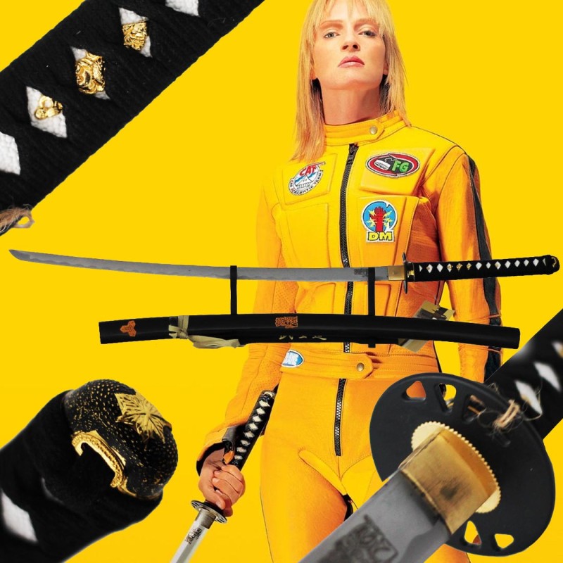 Handgefertigtes Metall-Katana Kill Bill HD Beatrix Kiddo VS Hattori Hanzo