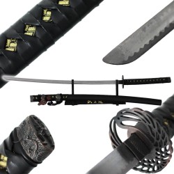 Black Swan Samurai Katana in metallo L'imprevedibile