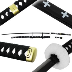 Katana Acier Géant One Piece Trafalgar D Law Kikoku 170 cm