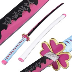 Katana-Stahlschwert DEMON SLAYER MITSURI KANROJI V1