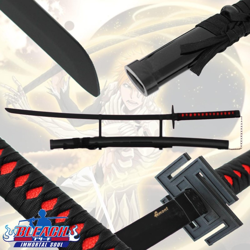 Katana courage, katana en bois, épée de samouraï japonais, épée en