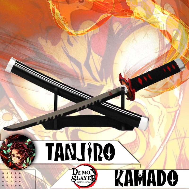 Tanto Tanjiro Kamado Demon Slayer V2 Respiro di Nichirin