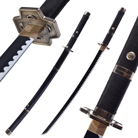 Einteiliges hölzernes Katana Yubashiri Roronoa Zoro