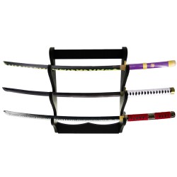 Style à 3 Sabres de Roronoa Zoro Wado Sandai Enma + Support