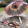 Parapluie Katana Rengoku Kyojuro Demon Slayer Flammes du Soleil Ascendant