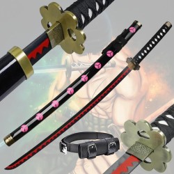 Pack Katana Cosplay Roronoa Zoro One Piece Shusui + Gürtelholster