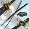 Pack Katana Cosplay Muichiro Tokito Demon Slayer + Fondina da cintura