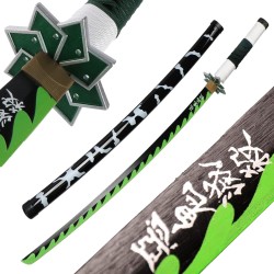 Pack Katana Cosplay Sanemi Shinazugawa Dämonentöter + Gürtelholster