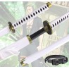 Pack Katana Cosplay Zoro Roronoa One Piece Wado + Fondina Cintura