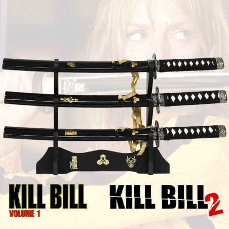 Collection de 3 Tanto Mini Katanas Kill Bill