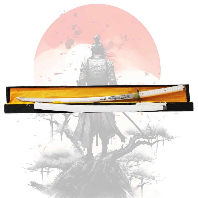 Coffret Katana décoratif Japonais Traditionnel Ronin Master Samuraï