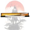 Ronin Master Samurai Traditionelle japanische dekorative Katana-Box