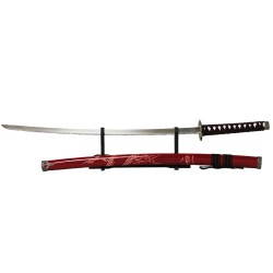 Drago Rosso Fuoco Evoluzione Samurai Katana in metallo