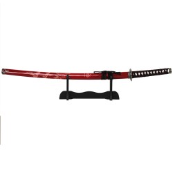 Drago Rosso Fuoco Evoluzione Samurai Katana in metallo