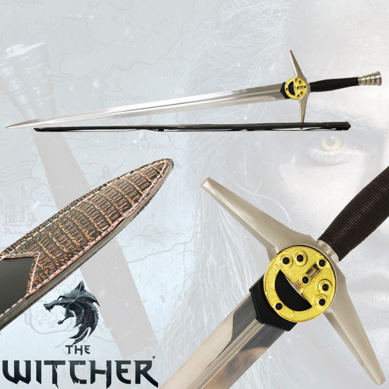 Spada d'argento V2.0 di Geralt di Rivia The Witcher della serie The Witcher