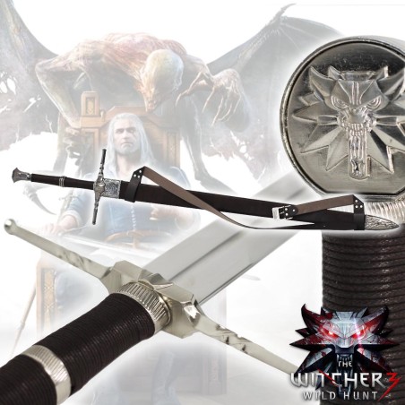 Épée en acier Serpentine de Geralt De Riv The Witcher 3