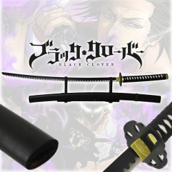 Katana Acier  Gravito Rock Sword de Yami Sukehiro's du Manga Black Cover