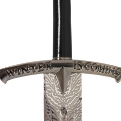 Gravure de l'épée en Métal Effet Damas d'Eddard Stark de Game of Thrones