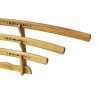 Set von 3 Katanas aus Stahl und Holz, Wakizashi, Tanto, Holzherkunft